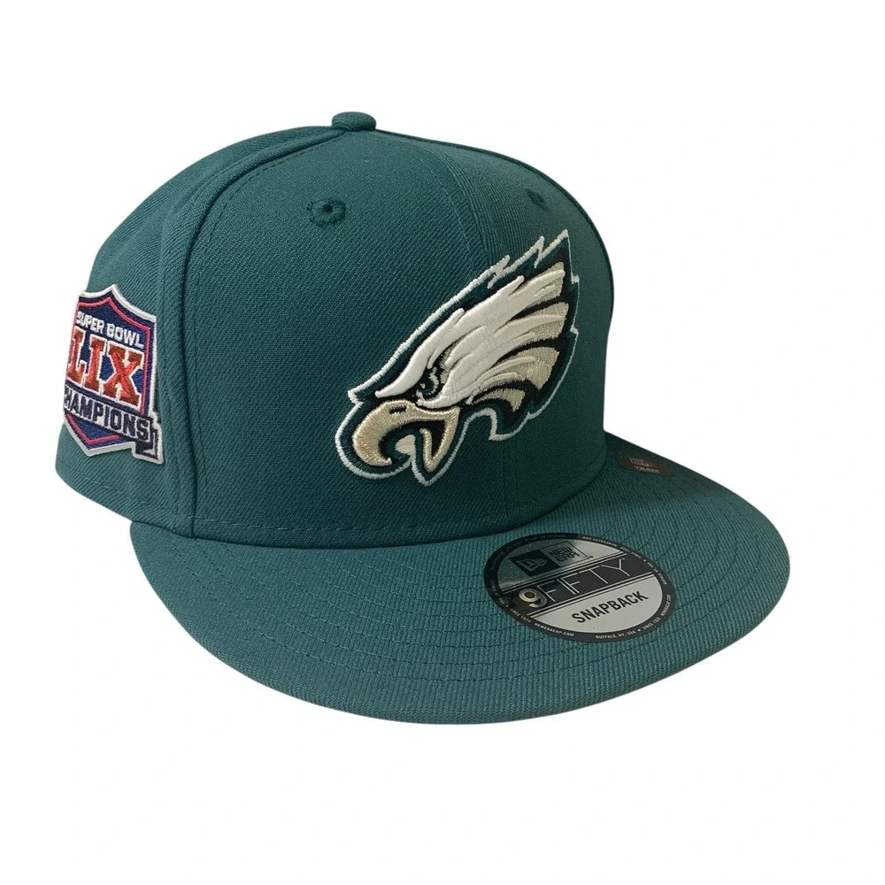 Philadelphia Eagles New Era 9FIFTY Super Bowl LIX Champs Adjustable Snapback Hat